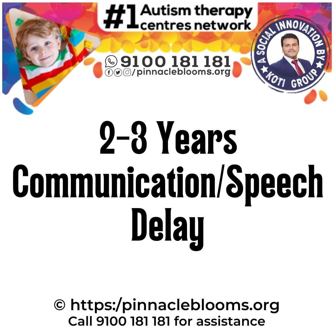 Understanding Communication and Speech Developmental Delays in 2-3 Year Olds | Pinnacle Blooms Network